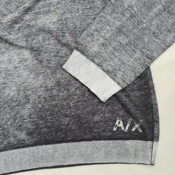 Armani Exchange Grey Pullover Sweatshirt w/ Wings Mens XXL - Picture 5 of 15